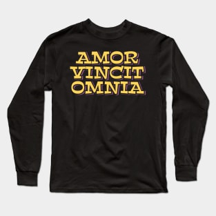 Amor Vincit Omnia Long Sleeve T-Shirt